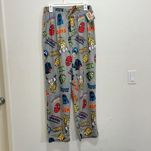 Marvel Pajama Pants Gray Size XL